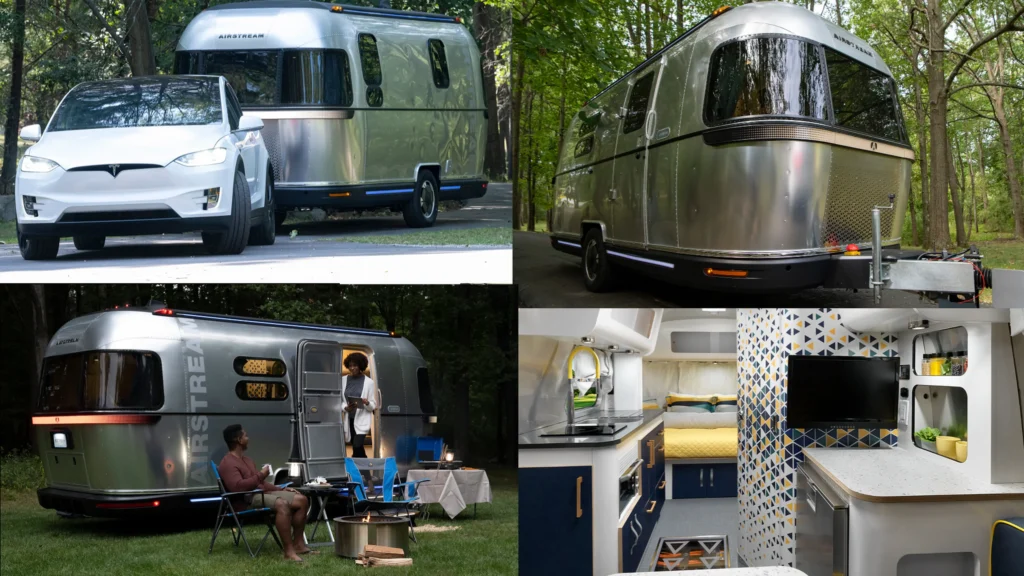 전기화 카라바닝_야간 캠프 장면과 실내 생활 구성